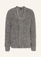 Swetry damskie - Lacoste Kardigan grau - miniaturka - grafika 1