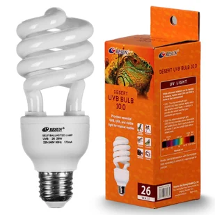 Resun Desert Uvb Bulb 10.0 26W - Żarówka Uvb - Akcesoria do terrarium - miniaturka - grafika 1