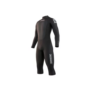 Pianka Mystic Brand 3/2 Longarm Short Leg Back Zip (black) 2023 - Pianki do pływania - miniaturka - grafika 1