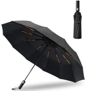 Renew Force PARASOL WIATROSZCZELNY SKŁADANY PARASOLKA MĘSKA DAMSKA 12 RAMION +POKROWIEC