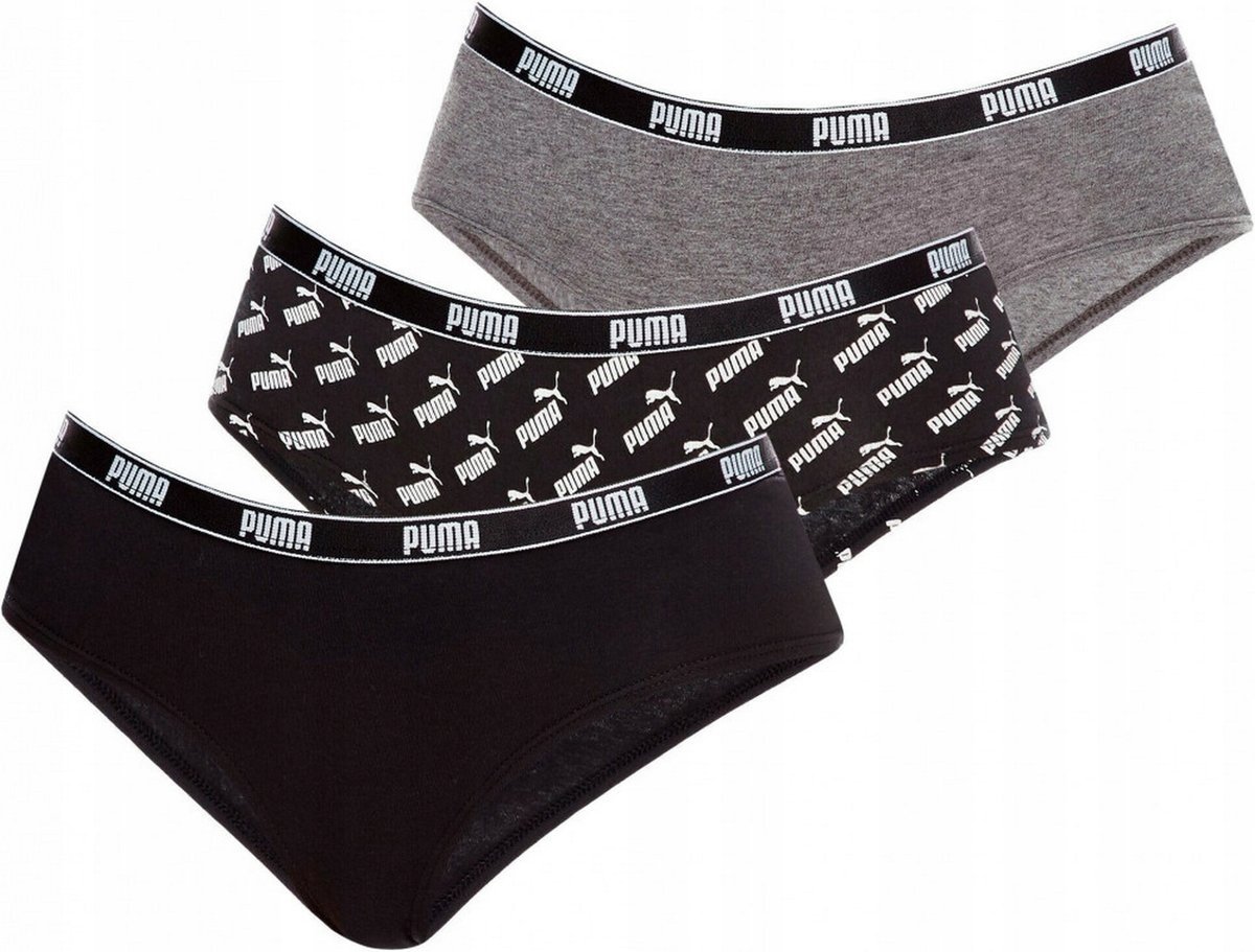 Puma Majtki Hipster Aop 3-Pack 93537702 R S