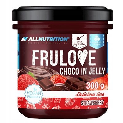 Allnutrition Frulove Choco In Jelly Strawberry 300G Owoce Bez Cukru Fit