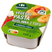 Produkty wegańskie i wegetariańskie - Carrefour Sensation Vegetal Pasta roślinna z tofu z papryką i chilli 150 g - miniaturka - grafika 1