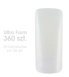 Tipsy ultra form 360 szt U676 - Sztuczne paznokcie i akcesoria - miniaturka - grafika 1