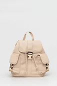 Plecaki - United Colors of Benetton plecak damski kolor beżowy mały gładki - miniaturka - grafika 1