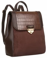 Plecaki - Klasyczny, mały plecak damski z klapką David Jones - miniaturka - grafika 1