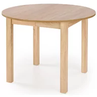 Stoły - Okrągły stół rozkładany do salonu dąb sonoma - Faxo - miniaturka - grafika 1