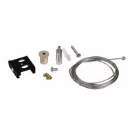 Oświetlenie warsztatowe - KOBI Zestaw do ZAWIESZENIA SZYNOPRZEWODU 2m CZARNY NTTZS2C - miniaturka - grafika 1