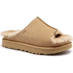 UGG Skórzane obuwie domowe Greenport z dodatkiem wełny - Klapki i japonki damskie - miniaturka - grafika 1