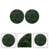 Bombki - The Living Store Sztuczne bombki bukszpanowe 2 szt. 52 cm - miniaturka - grafika 1