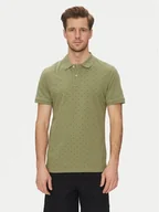 Koszulki męskie - Blend Polo 20718261 Zielony Regular Fit - miniaturka - grafika 1