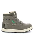 Botki damskie - Kickers Botki "Yepo WPF" w kolorze khaki - miniaturka - grafika 1