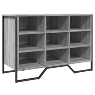 Szafki na buty - vidaXL Stojak na buty szary Sonoma 90x38x61,5 cm materiał drewnopochodny - miniaturka - grafika 1