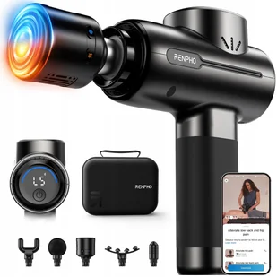 Renpho Masażer Z Funkcją Ciepła I Zimna Przenośny Masażer Mięśni Z App - Masażery Renpho Masażer Z Funkcją Ciepła I Zimna Przenośny Masażer Mięśni Z App - Masażery - miniaturka - grafika 1