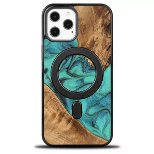 Etui Bewood Unique na iPhone 12 Pro Max - Turquoise z MagSafe - Etui i futerały do telefonów - miniaturka - grafika 1