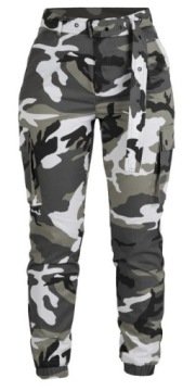 Mt Spodnie damskie Bojówki rurki Slim moro Urban r. L