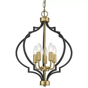 Cosmo Light Lampa wisząca NASHVILLE P05179BK AU P05179BK AU - Lampy sufitowe - miniaturka - grafika 2
