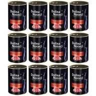 Mokra karma dla kotów - Dolina Noteci Premium Adult dla kota bogata w cielęcinę 12x400 g - miniaturka - grafika 1
