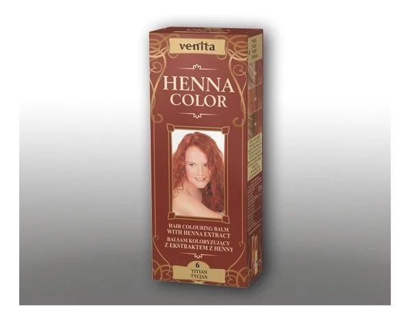 Venita VENITA Henna Color 6 Tycjan  ziołowy balsam koloryzujący