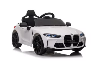 Auto Na Akumulator BMW M4 Białe - Pojazdy elektryczne dla dzieci - miniaturka - grafika 1