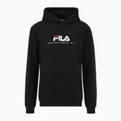 Bluzy damskie - Bluza FILA Brunssum Hoody black - miniaturka - grafika 1