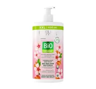 Balsamy i kremy do ciała - Eveline COSM Bio Organic ujędrniająco odżywczy bio balsam do ciała Migdał 650 ml - miniaturka - grafika 1