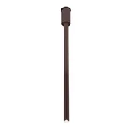 Lampy sufitowe - Sufitowa podłużna lampa sopel ALHA 9681 Dohar metalowa brązowa - miniaturka - grafika 1