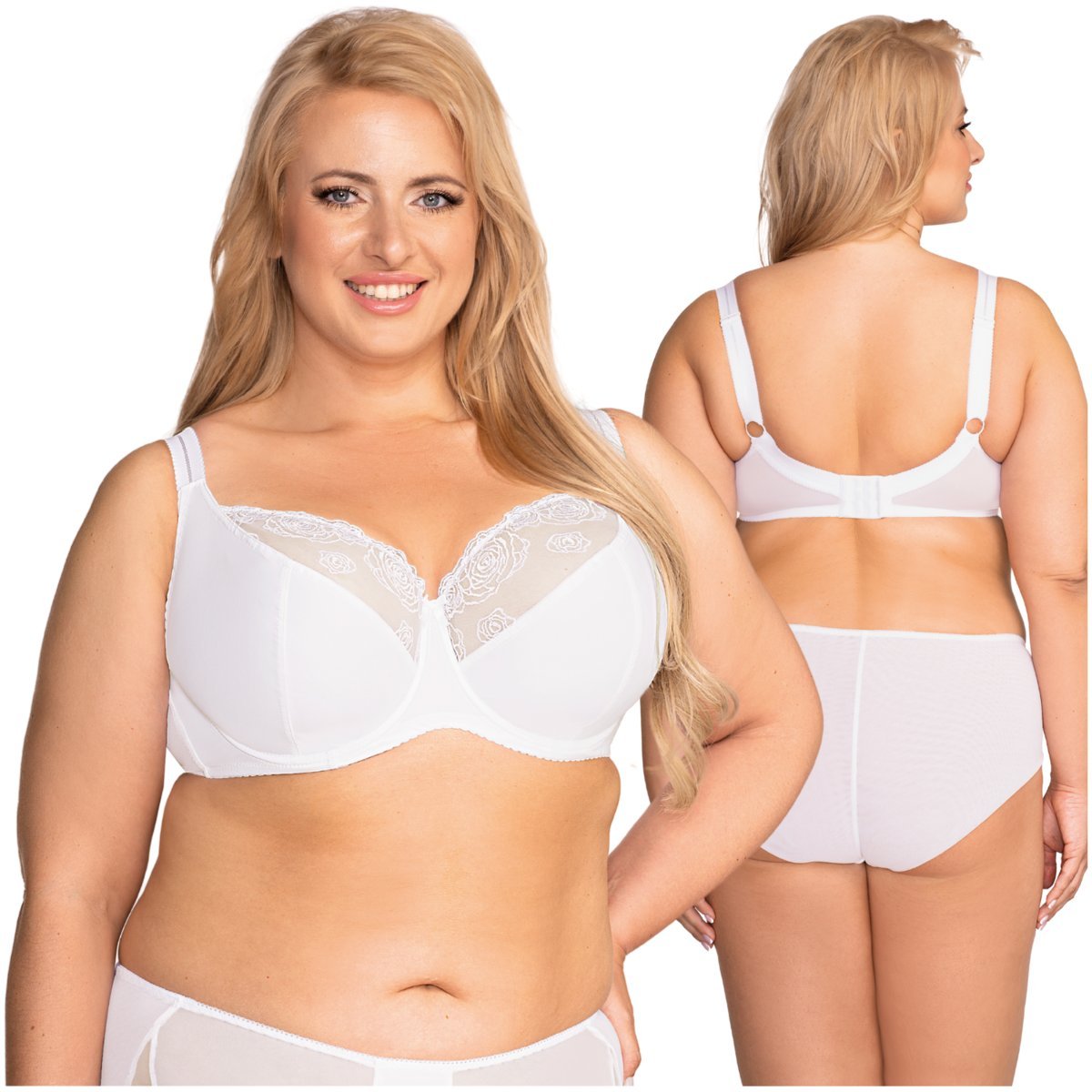 Biustonosz Nessa EVITA soft biały - 100F