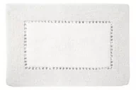 Dywaniki łazienkowe - Euro Firany Dywan Bawełniany 60 x 90 Chic Biały 1218169 - miniaturka - grafika 1