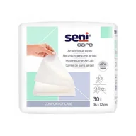 Chusteczki nawilżane - SENI CARE Ręczniki higieniczne air-Laid 36x32 cm, 30SZT. - miniaturka - grafika 1