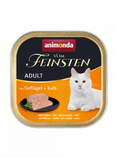 Animonda Vom Feinsten vom Feinsten Adult, 6 x 100g - Drób z cielęciną - Mokra karma dla kotów - miniaturka - grafika 1