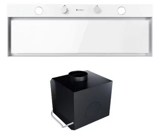 Okap szafkowy (wkład) GLOBALO Fluxime 90.1 White + Turbina TW 2.1 - Okapy kuchenne - miniaturka - grafika 1