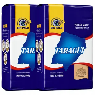 Zestaw Yerba Mate TARAGUI sin palo despalada 1kg GIGA pobudzenie - Yerba Mate - miniaturka - grafika 1