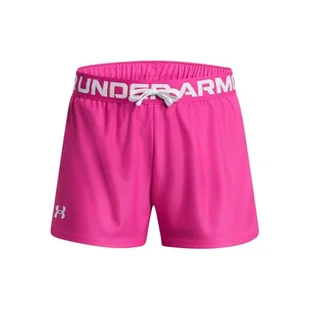 Under Armour Play Up Solid szorty, różowe, YSM - Spodenki damskie - miniaturka - grafika 1