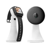 Elektroniczne nianie i monitory oddechu - NIANIA ELEKTRONICZNA ZEGAREK SMARTWACH KAMERA NA ŻYWO ZDALNIE ALARMY 260M - miniaturka - grafika 1