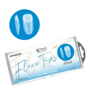 Sztuczne paznokcie i akcesoria - Nails Company, Tipsy Żelowe Flexy Oval - miniaturka - grafika 1
