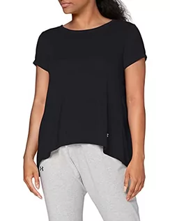 Koszulki i topy damskie - Under Armour UA Whisperlight SS Foldover-BLK - XS 1328903-001_XS - grafika 1