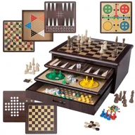 Klocki - Zestaw gier Playtive 10w1 drewniany - miniaturka - grafika 1