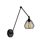 Lampy ścienne - Loftowy kinkiet ścienny z regulowanym ramieniem BALUMI LOFT - miniaturka - grafika 1