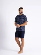 Piżamy damskie - Piżama Max 1463 Granatowa - miniaturka - grafika 1