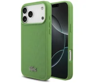 Etui i futerały do telefonów - Lacoste Petit Pique Lacquer Logo MagSafe do iPhone 17 Pro Max estragon - miniaturka - grafika 1