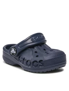 Buty dla chłopców - Crocs Klapki Baya Clog K 205483 Granatowy - grafika 1