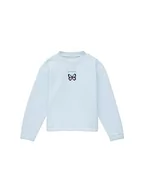 Bluzy dla dziewczynek - TOM TAILOR Dziewczęca bluza dziecięca, 32264 - New Breeze Blue, 104/110 cm - miniaturka - grafika 1