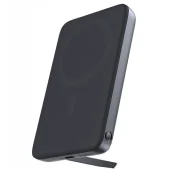 Powerbanki - Aukey PB-MS05 Qi2 6700mAh 20W Czarny - miniaturka - grafika 1