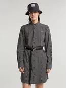 Sukienki - G-Star Sukienka w kolorze czarno-białym - miniaturka - grafika 1