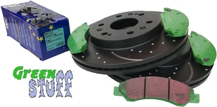 Przednie klocki GreenStuff + NAWIERCANE NACINANE tarcze hamulcowe 330mm EBC seria GD Chevrolet Avalanche 1500 2007-2008 - Tarcze hamulcowe - miniaturka - grafika 14