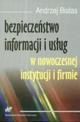 Bezpieczeństwo - Bezpieczeństwo Informacji i Usług w Nowoczesnej Instytucji i Firmie - miniaturka - grafika 1