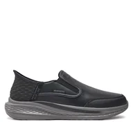 Półbuty męskie - Półbuty Skechers Slade 205237 Czarny - miniaturka - grafika 1
