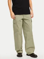 Spodnie męskie - Jack&Jones Spodnie materiałowe Bill 12269379 Beżowy Wide Leg - miniaturka - grafika 1