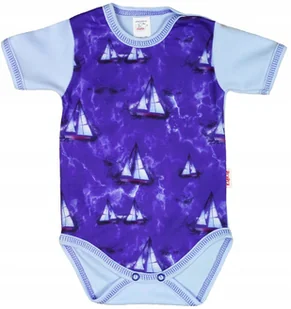 Body KRÓTKI rękaw ZDOBIONE Statki r 68 KLEKLE - Body dla niemowląt - miniaturka - grafika 1